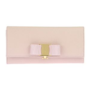 FERRAGAMO(フェラガモ) B559 PEBBLE/LOT 長札(ファスナー付)