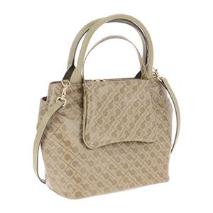 GHERARDINI（ゲラルディーニ） GH0256 TP／TAUPE 手提げバッグ（ショルダー付）