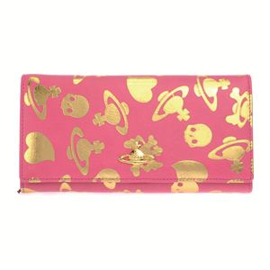 Vivienne Westwood（ヴィヴィアンウエストウッド） VW-1032VLOGOPRINT-ROSA 長札（ファスナー付）