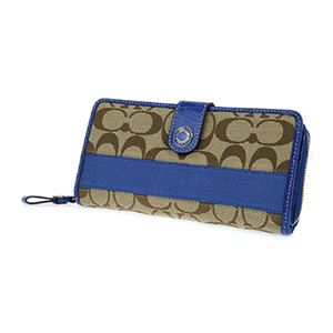 COACH（コーチ） F47718／B4A93 長札（ファスナー付）