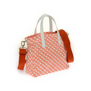 GHERARDINI（ゲラルディーニ） GH0993 TP／WHITE／CORALLO 手提げ（ショルダー付）