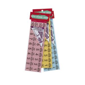 【パーティーグッズ】ラッキーチケット （ピンク）