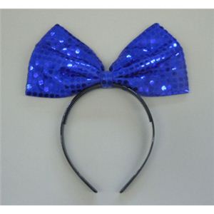 【パーティーグッズ】カチューシャBOWタイ ネイビー