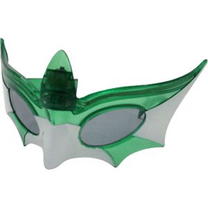 【パーティーグッズ】フラッシュメガネ クイーン（緑）