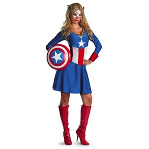 disguise Captain America ／ American Dream Classic Adult 4-6 キャプテンアメリカ アメリカンドリームクラシック