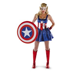 disguise Captain America / American Dream Sassy Deluxe 12-14 キャプテンアメリカ