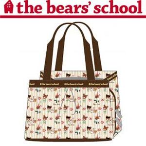 くまのがっこう ボストンバッグ おかしづくり柄
