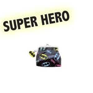 バットマン がまぐちポーチ ブラック