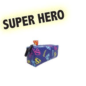 バットマン BOXポーチ ブルー