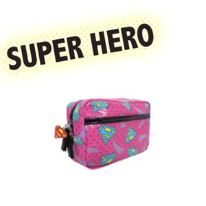 バットマン スクエアポーチ ピンク