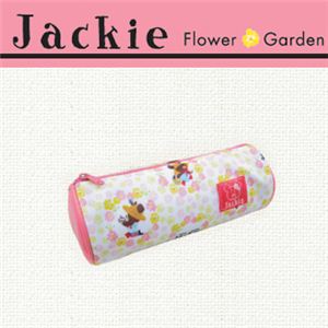くまのがっこう 丸筒ポーチ ピンク ジャッキーガーデン