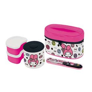 リボン 保温ジャー付ランチ