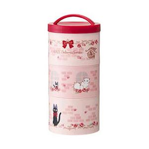 魔女の宅急便 ボトル型3段ランチボックス ローズ