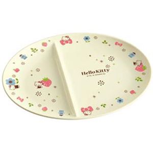 キティ メラミンランチプレート 北欧風