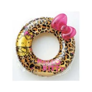 【ビーチグッズ】ハローキティ 浮輪（ヒョウ） 90cm