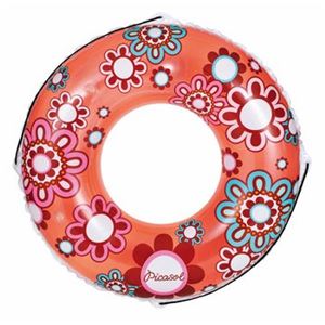 【ビーチグッズ】うきわ 120cm フラワー