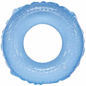 【ビーチグッズ】キラキラブルーうきわ90cm