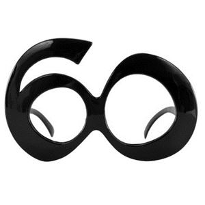 elopeおもしろメガネ H B'day Decades 60