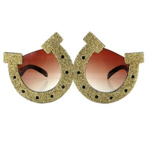 elopeおもしろメガネ Lucky Horseshoes