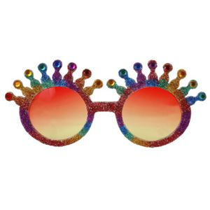 elopeおもしろメガネ Festival Rainbow