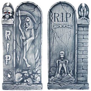 81978 2 Sided Tombstone w／Columns