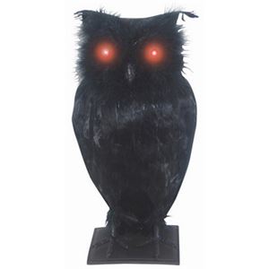87267 Light Up Black Owl ライトアップ フクロウ