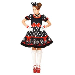 【コスプレ】 RUBIE'S(ルービーズ) 95073 Gothic Costume Adult Minnie Black ゴシックミニー ブラック Stdサイズ