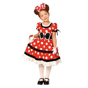 RUBIE'S（ルービーズ） 95075M Gothic Costume Child Minnie Red M ゴシックミニー レッド