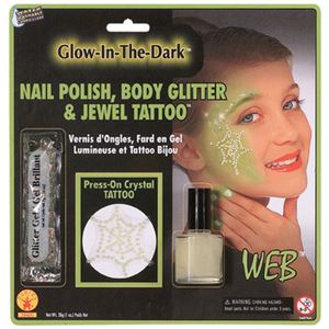 RUBIE'S（ルービーズ） 19432 Glow In The Dark Web Tattoo