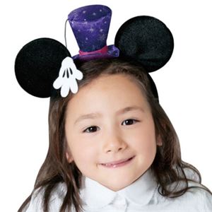 RUBIE'S（ルービーズ） 95036 Disney Headband Mickey Silk Hat シルクハット ミッキー