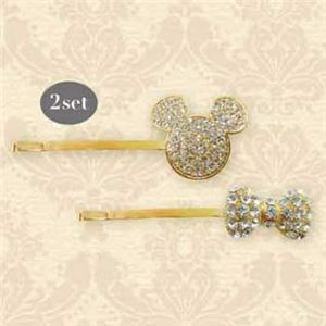 ディズニー ヘアピン ミッキー&ミニー