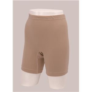 【快適介護用品】尿漏れ・軽失禁用パンツ　ソフラピレンパンツ3分丈　モカ　L