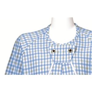 【快適介護用品】アイデアホック採用　フドーねまき2型厚手　ブルー　L