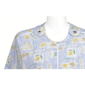 【快適介護用品】アイデアホック採用　フドーねまき5型厚手　パステルブルー　S