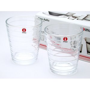 イッタラ　アイノアールト　タンブラー　クリア　ペア