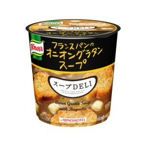 【まとめ買い】味の素 クノール スープDELI フランスパンのオニオングラタンスープ 15.7g×24カップ(4ケース)