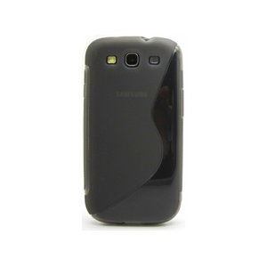 GALAXY S3 SC06D★人気のウェーブデザインのTPUケース!! 【全3色】 ブラック