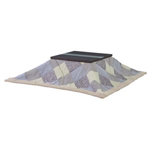 東谷（AZUMAYA） 薄掛けコタツ布団 正方形（190×190） Patchwork KK-113