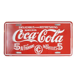 ライセンスプレート コカコーラ 5セント