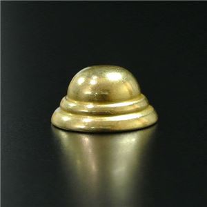 底鋲 真鍮パーツ ナチュラル 14mm 平型