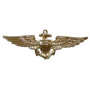 ロスコ ピンバッジ 米軍徽章 海軍飛行士 ゴールド 1654