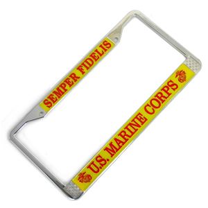 ライセンスプレート枠 U.S.MARINES