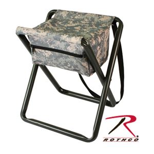 ロスコ 折りたたみイス デラックス スツールポーチ カモフラ [ACUカモ]