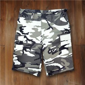 ロスコ BDU ハーフカーゴパンツ ジッパー [シティカモ ／ L]