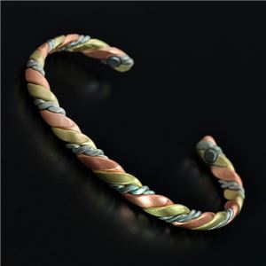 カッパーバングル 磁気ブレスレット SLJ37 [光沢なし ／ L]