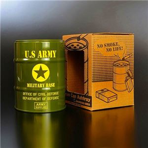 ドラム缶灰皿 US ARMY OD