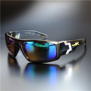 Wiley X 偏光サングラス エクセス エメラルドミラー グロスブラック