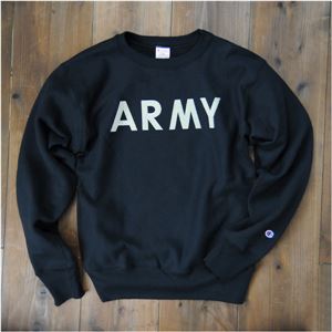 チャンピオン スウェットシャツ リバースウィーブ C5-U001 アーミー [ブラック / L][c5u0011090l]B01D05F