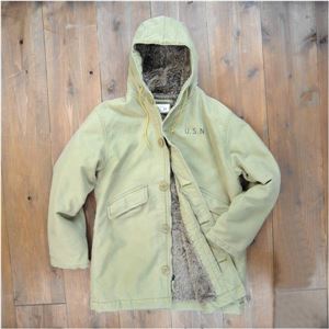 ヒューストン デッキジャケット N-1 ロング [タン / S][un50209tns]A04D02D