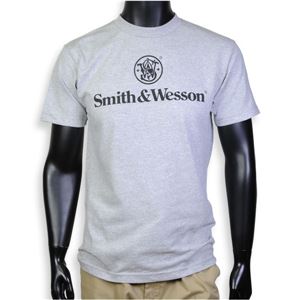 S&W（スミス＆ウエッソン） 半袖Tシャツ Basic Logo [グレー / Lサイズ][13sws002gyl]B01F05D